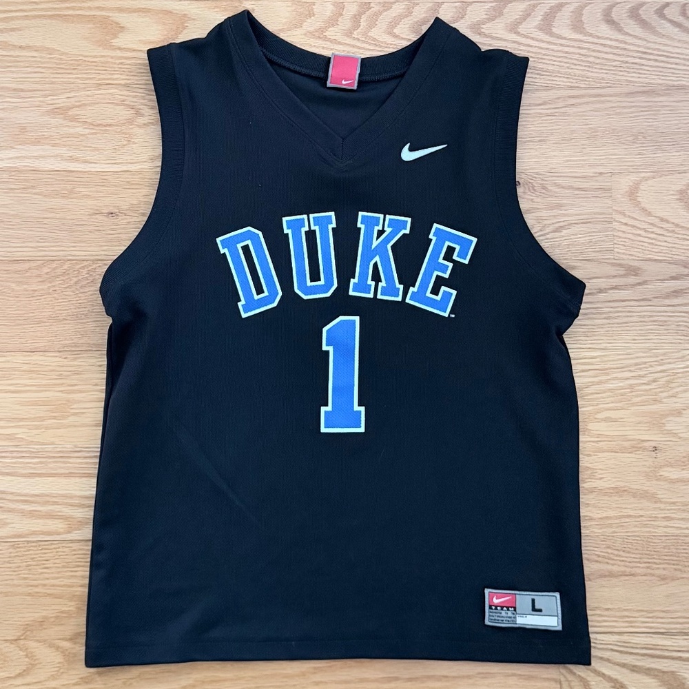 Nike NWOT Duke #1 Youth Basketball Jersey (L)16-18